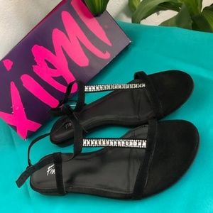 Fioni Jeweled Sandals